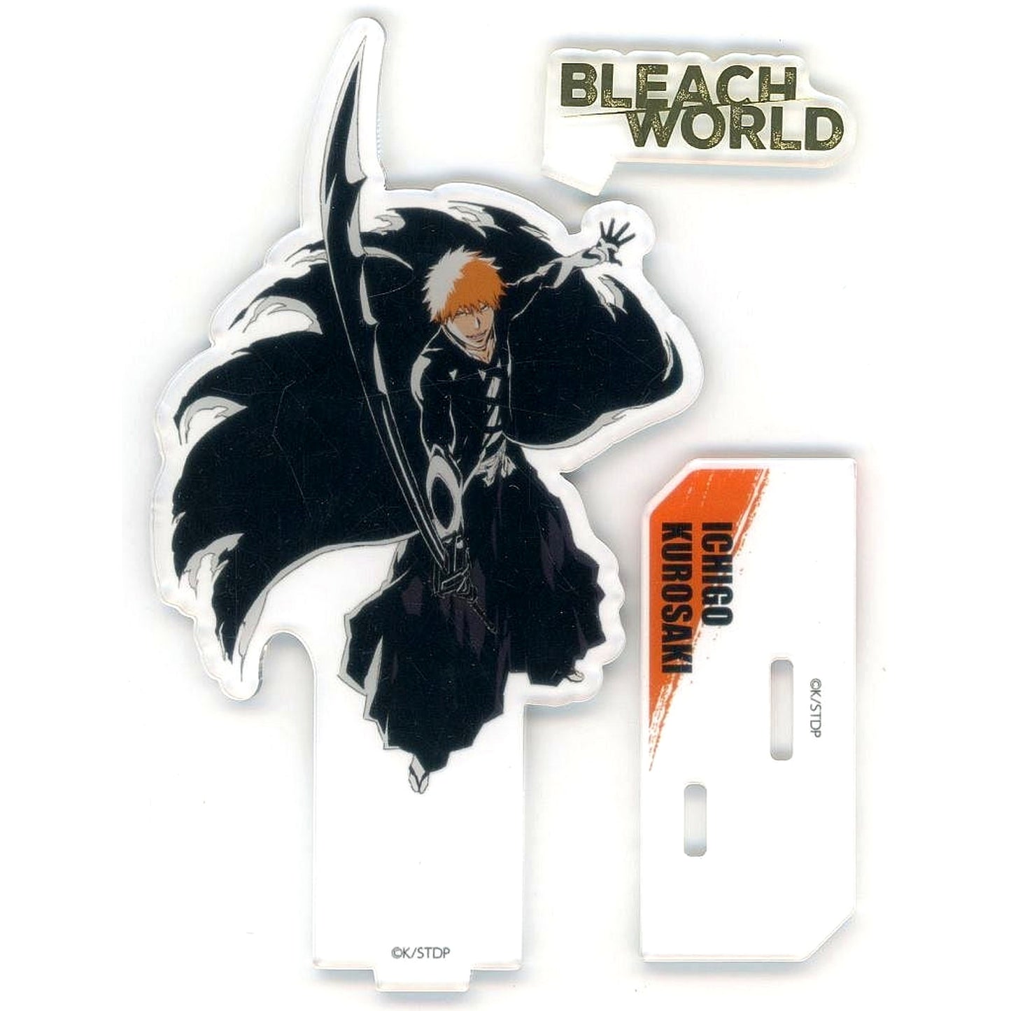 Ichigo Kurosaki BLEACH WORLD Foil Stamped Acrylic Stand BLEACH WORLD Ver. [USED]