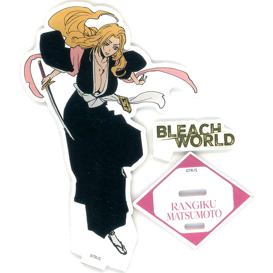 Rangiku Matsumoto BLEACH WORLD Foil Stamped Acrylic Stand THE LOCUS OF BRAVE II Ver [USED]