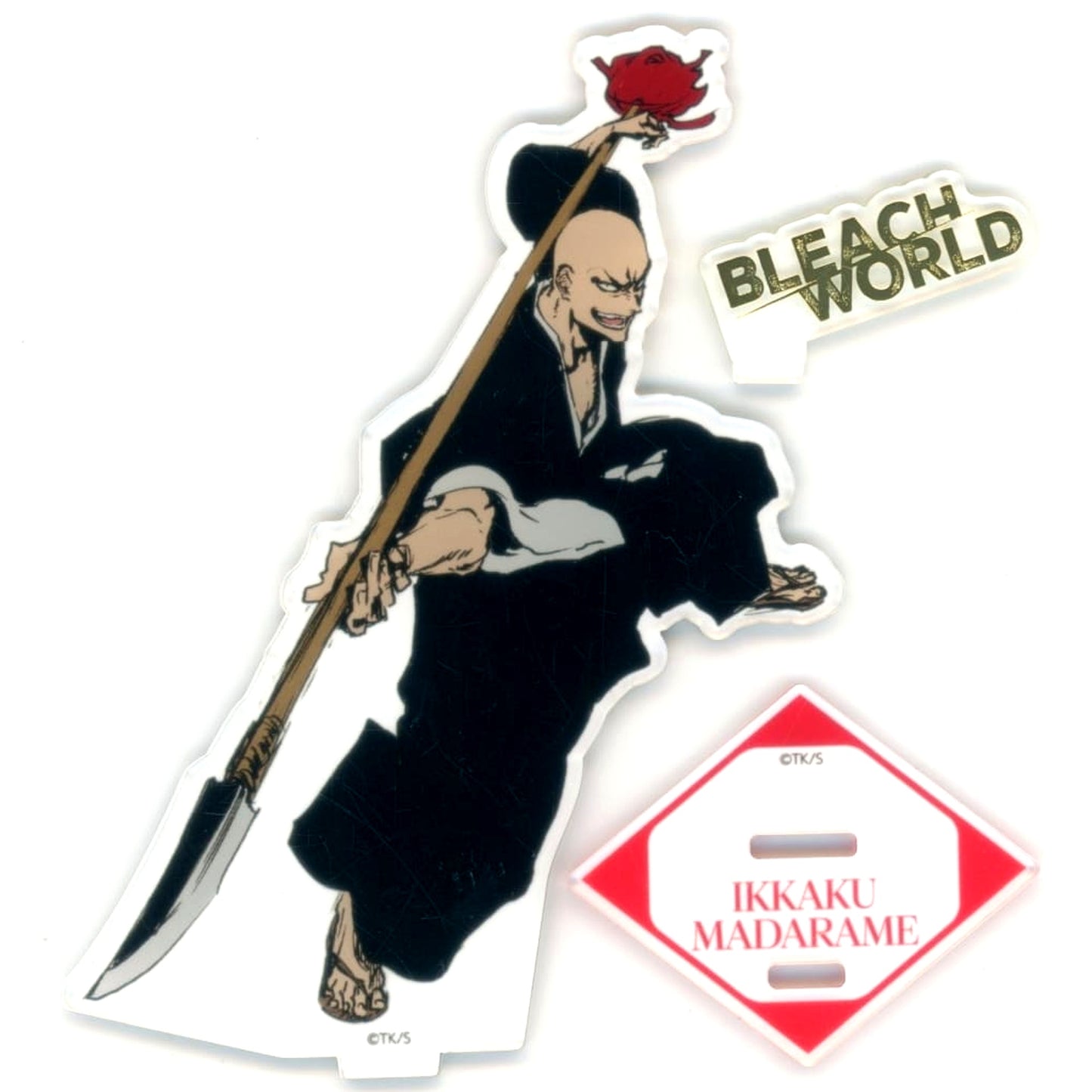 Ikkaku Madarame BLEACH Foil Stamped Acrylic Stand BLEACH WORLD THE LOCUS OF BRAVE II ver [USED]