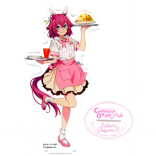 Sakura Chiyono O Umamusume: Cinderella Gray Cafe in Branch Park Acrylic Stand [USED]