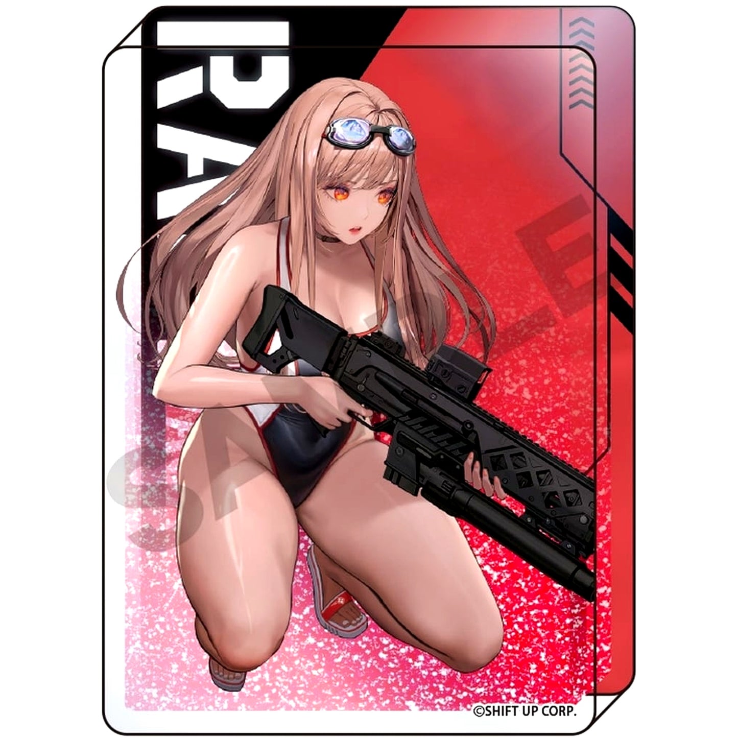 Rapi Goddess of Victory: NIKKE Glitter Oil In Acrylic Block [USED]