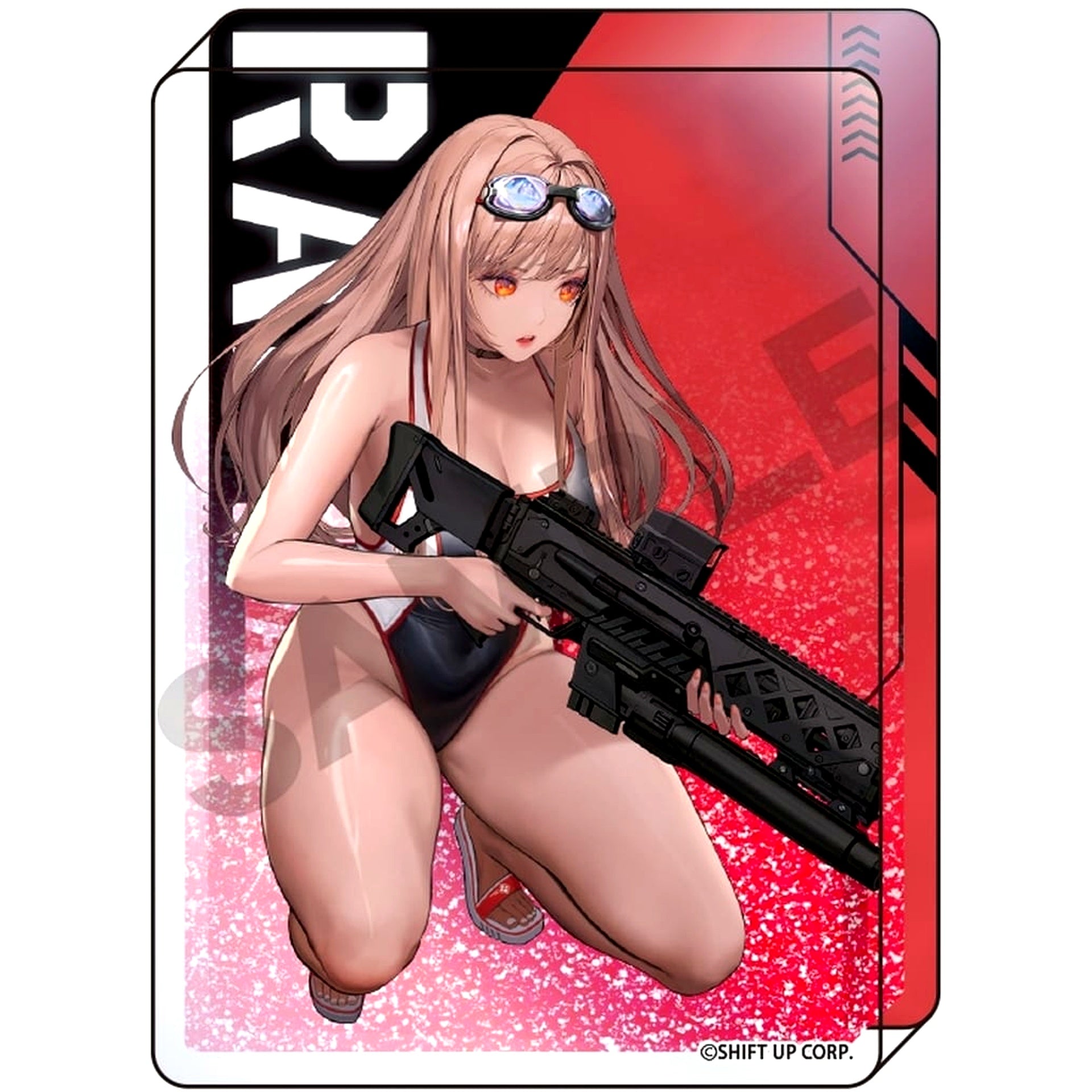 Rapi Goddess of Victory: NIKKE Glitter Oil In Acrylic Block [USED]