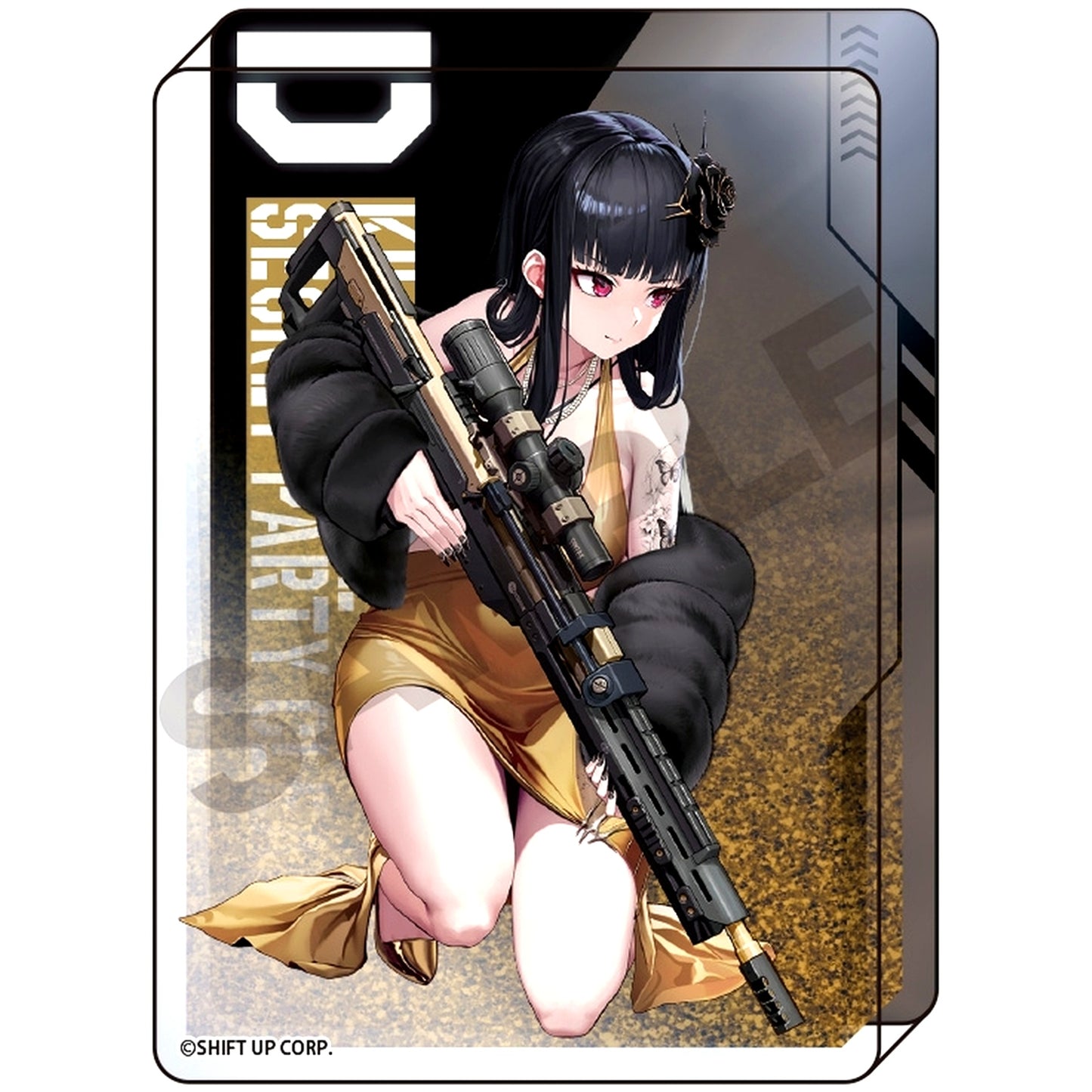 D: Killer Wife GODDESS OF VICTORY: NIKKE Glitter Oil In Acrylic Block [USED]