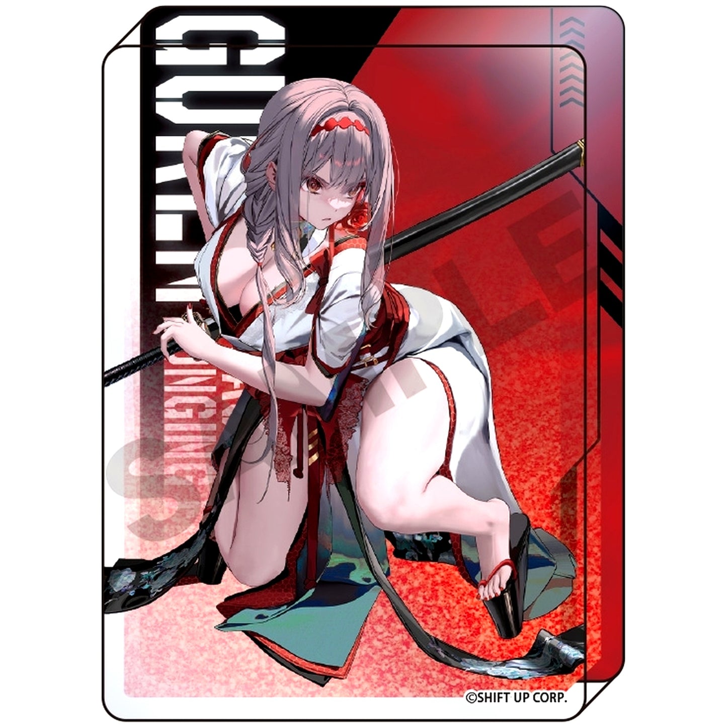 Scarlet: Black Shadow Goddess of Victory: NIKKE Glitter Oil-in Acrylic Block [USED]