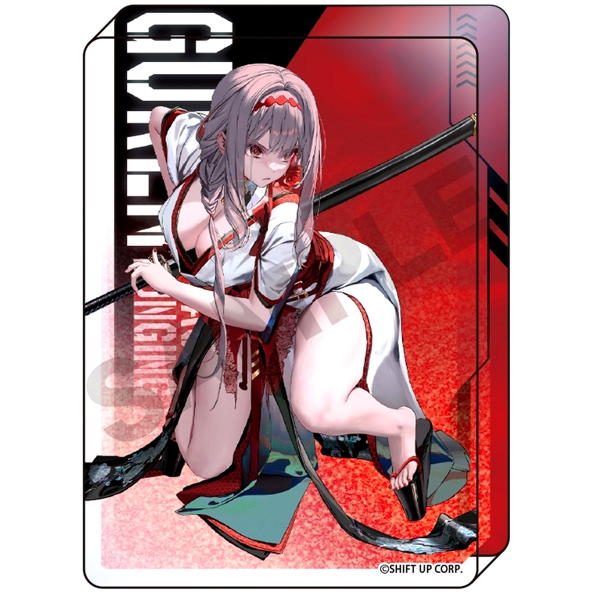 Scarlet: Black Shadow Goddess of Victory: NIKKE Glitter Oil-in Acrylic Block [USED]