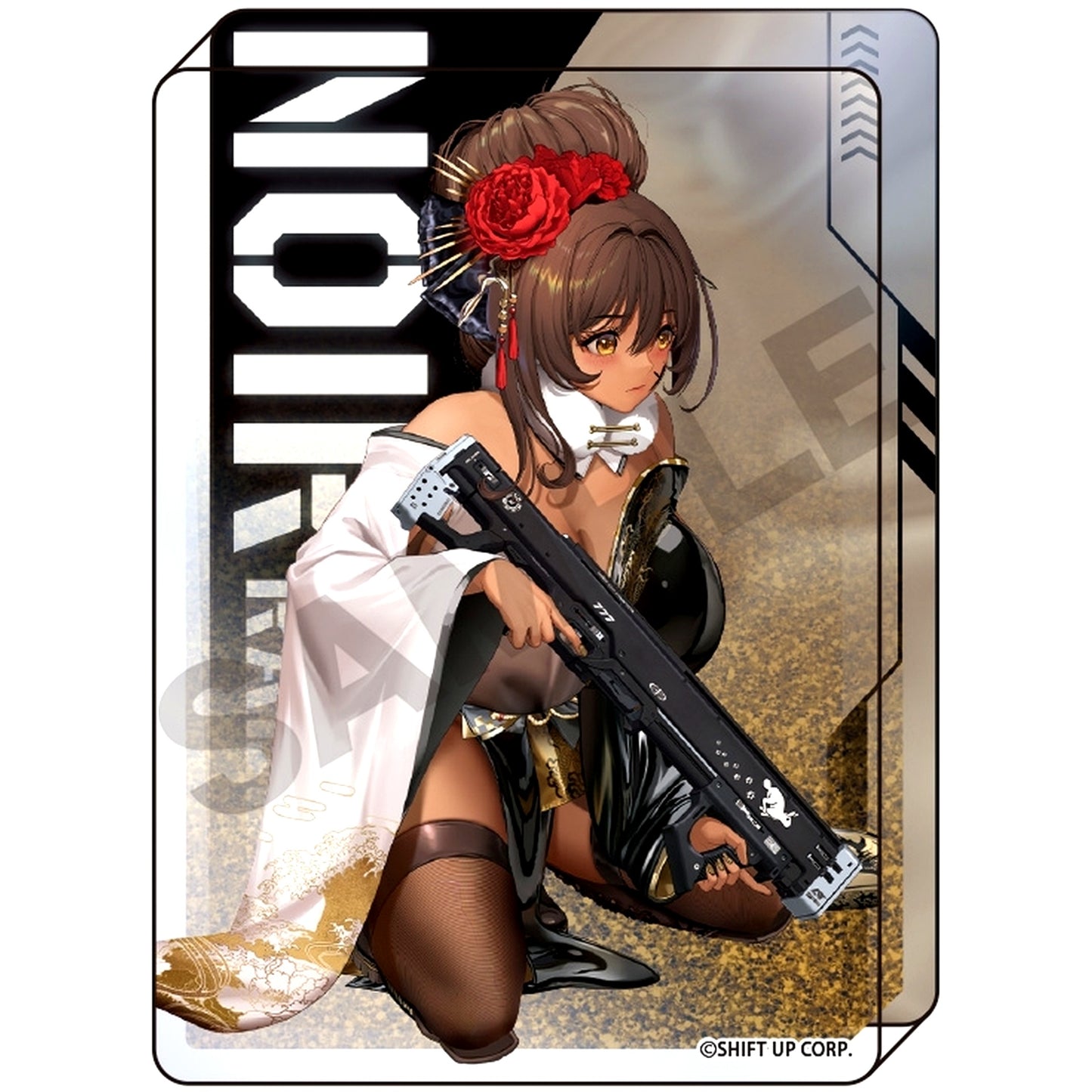 Noir GODDESS OF VICTORY: NIKKE Glitter Oil In Acrylic Block [USED]