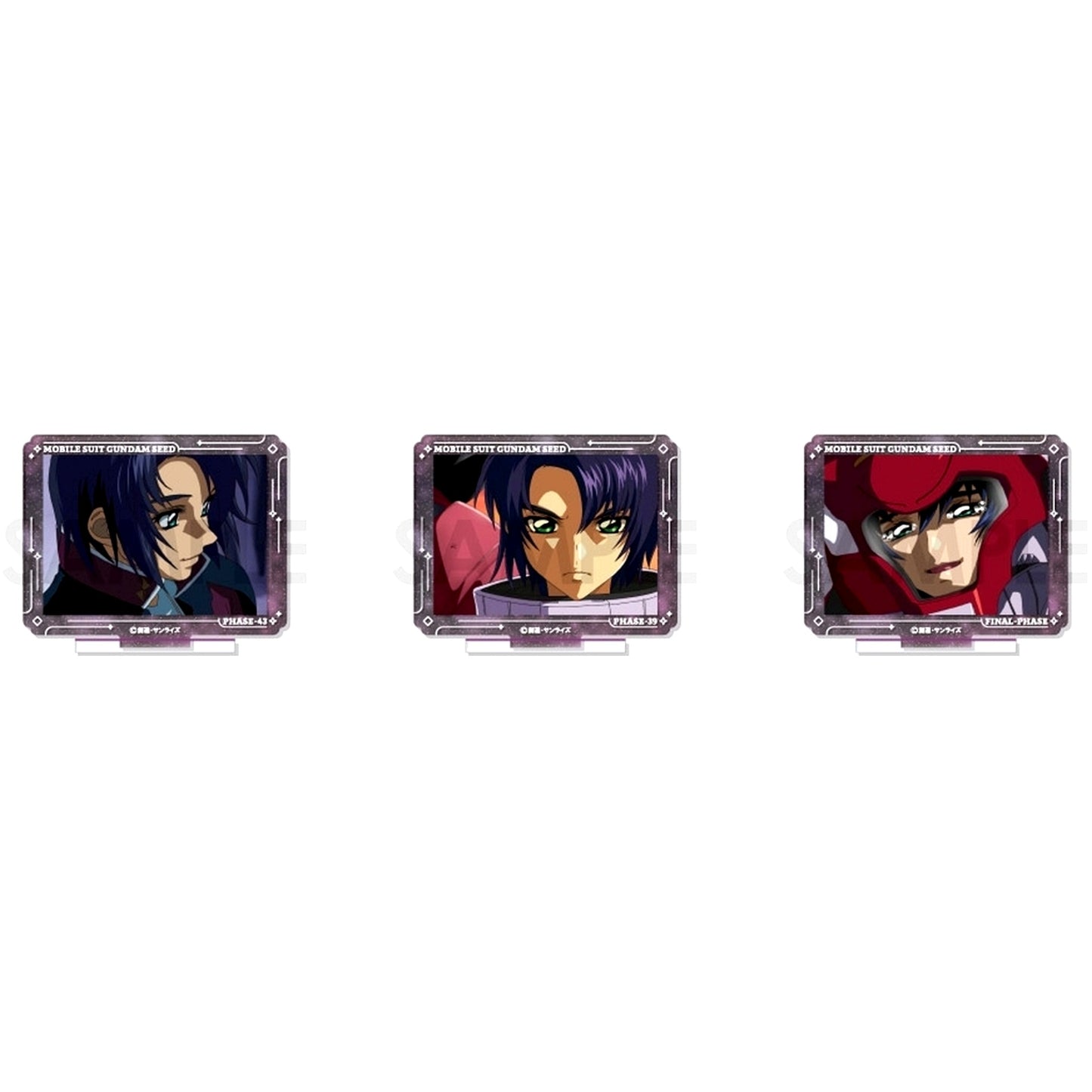 Athrun Zala Mobile Suit Gundam SEED Famous Scene Acrylic Stand Set Athrun Selection [USED]