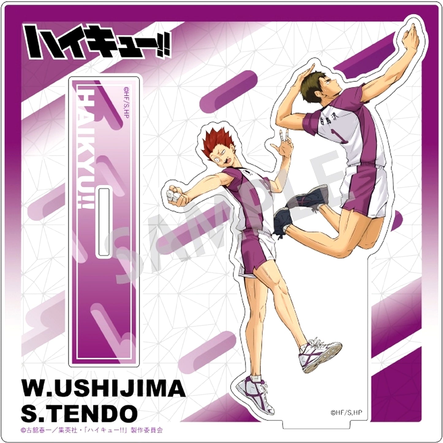 Wakatoshi Ushijima & Satori Tendo Pair Acrylic Stand Haikyu!! [USED]