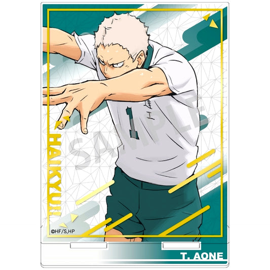 Takanobu Aone Gold Foil Acrylic Stand Haikyu!! [USED]