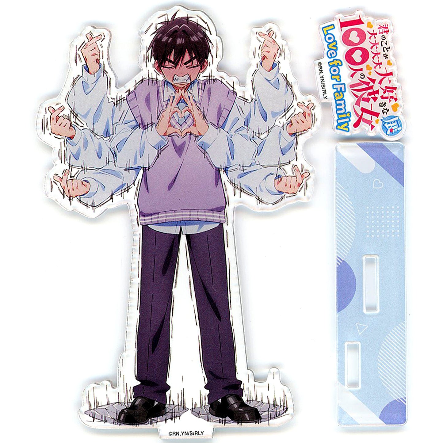 Rentaro Aijo Acrylic Stand The 100 Girlfriends Who Really Love You Exhibition Love for Family [USED]