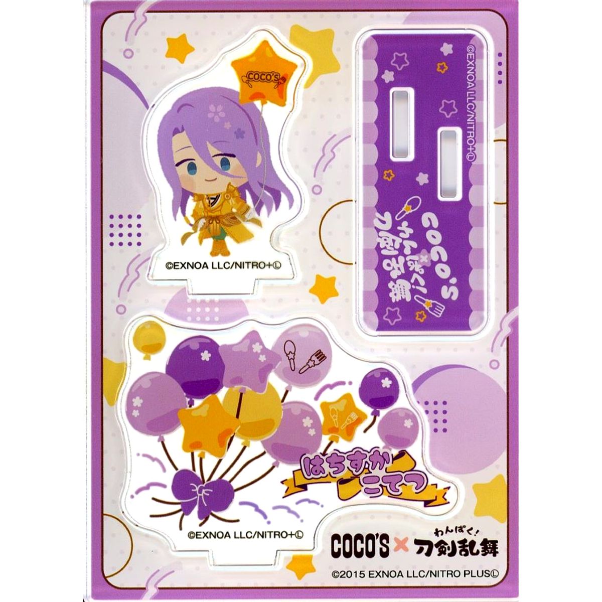 Hachisuka Kotetsu Touken Ranbu ONLINE Original Acrylic Stand Panel Wanpaku! Touken Ranbu Anniversary Cocos Honorable Moment Campaign [USED]