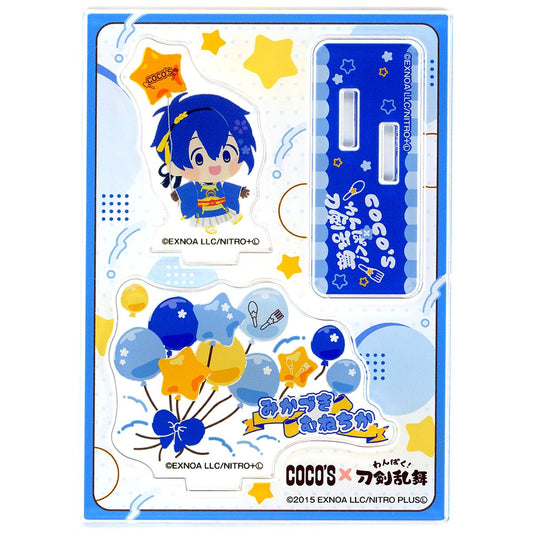 Mikazuki Munechika Touken Ranbu ONLINE Original Acrylic Stand Panel Wanpaku! Touken Ranbu Anniversary Cocos Honorable Moment Campaign [USED]