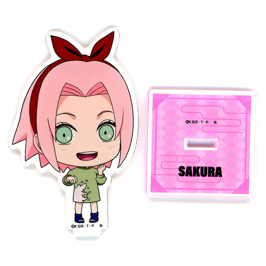 Sakura Haruno Tsunagyutto! Acrylic Stand Hapikuro! Naruto Shippuden [USED]