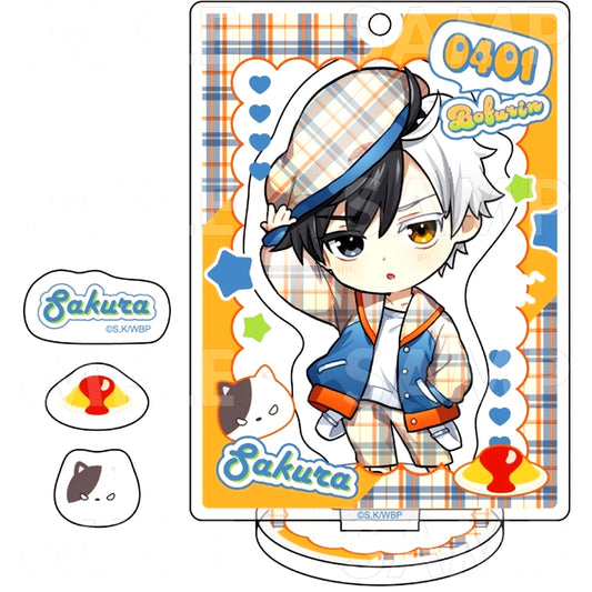 Haruka Sakura Check Sailor Acrylic Stand WIND BREAKER [USED]