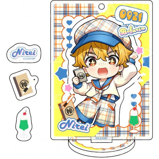 Akihiko Nirei Check Sailor Acrylic Stand WIND BREAKER [USED]