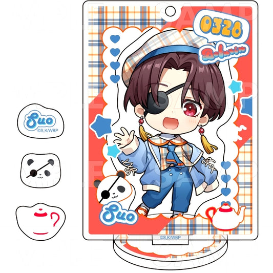 Hayato Suo Check Sailor Acrylic Stand WIND BREAKER [USED]