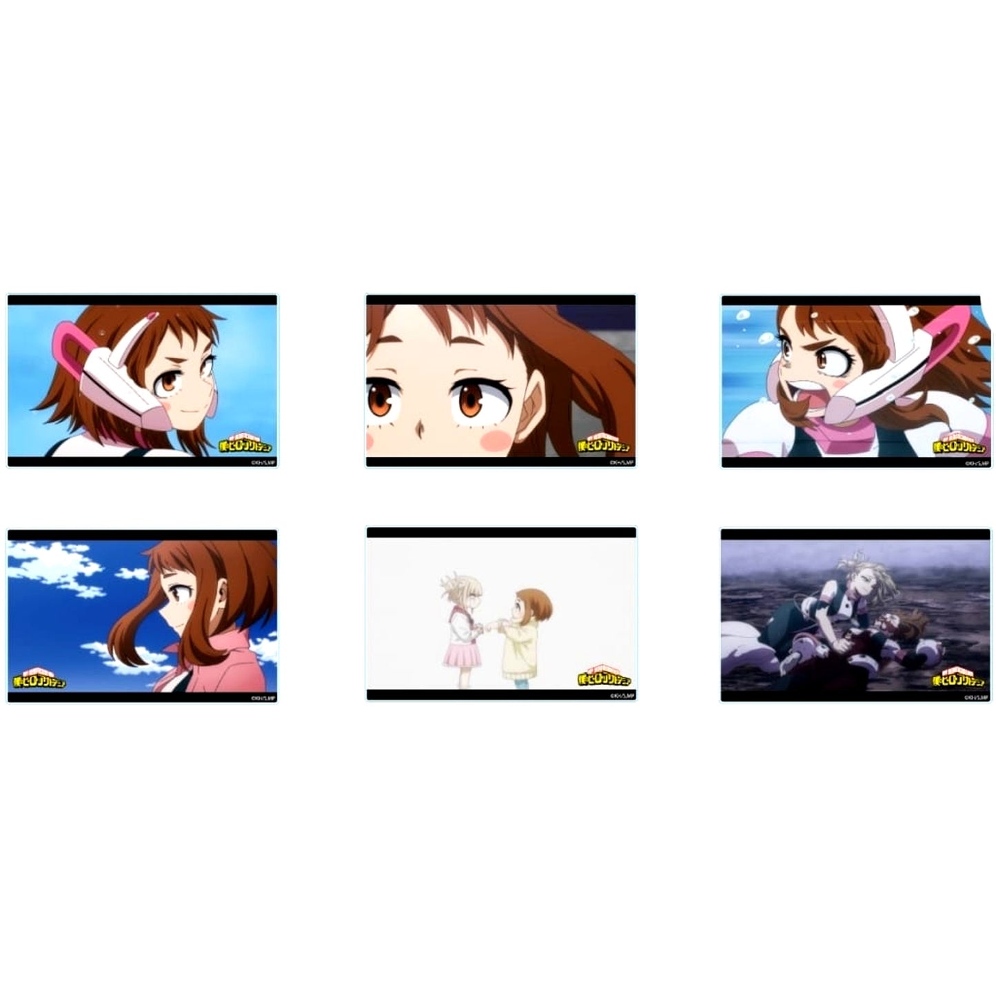Ochaco Uraraka My Hero Academia Trading Scene Photo Acrylic Block Ochaco Uraraka Ver. Set of 6 Types [USED]