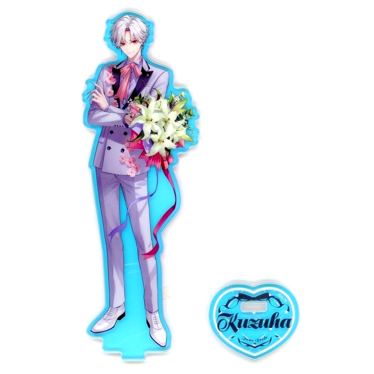 Kuzuha Virtual YouTuber Nijisanji Prism Heart June Bride Aurora Acrylic Stand [USED]