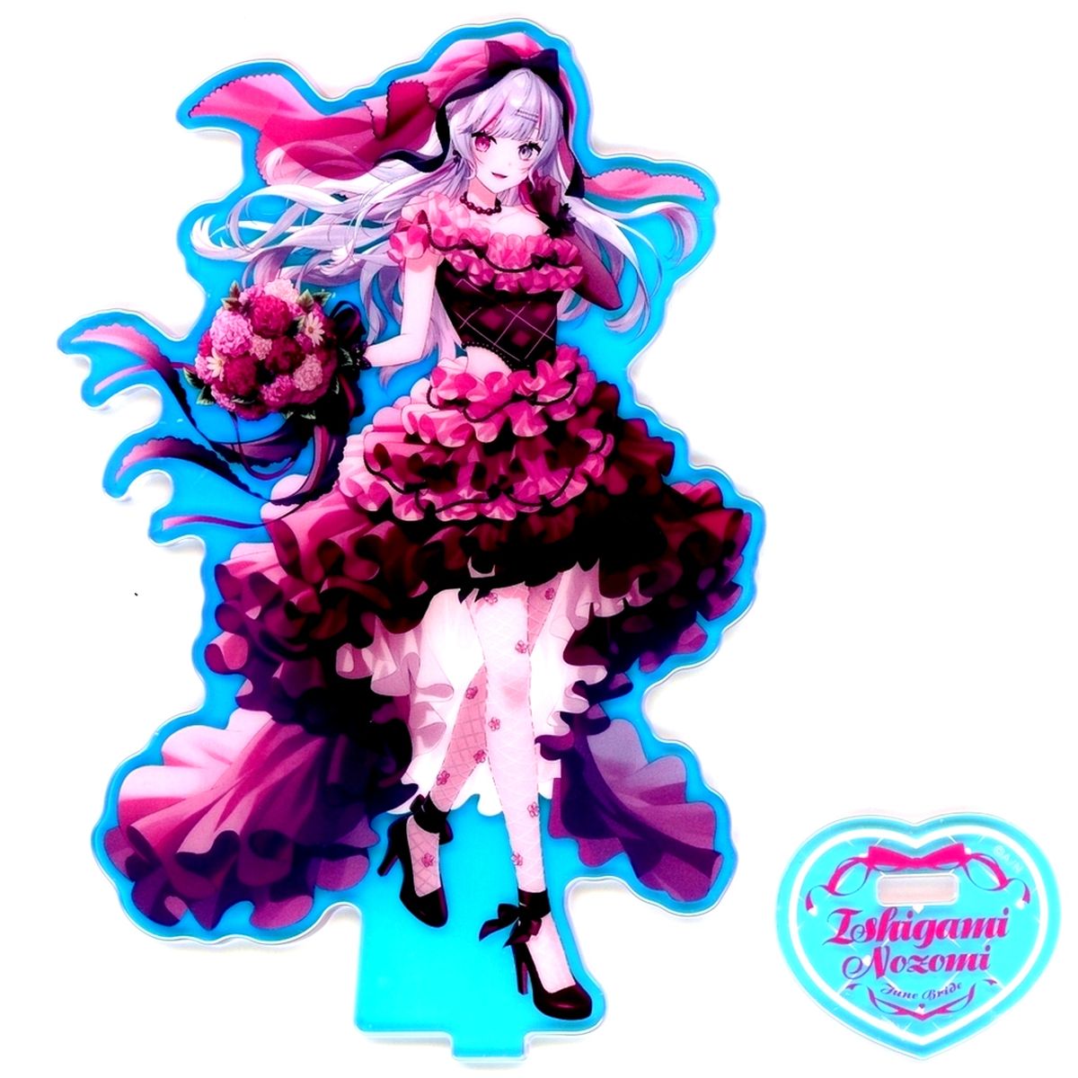 Ishigami Nozomi Virtual YouTuber Nijisanji Prism Heart June Bride Aurora Acrylic Stand [USED]