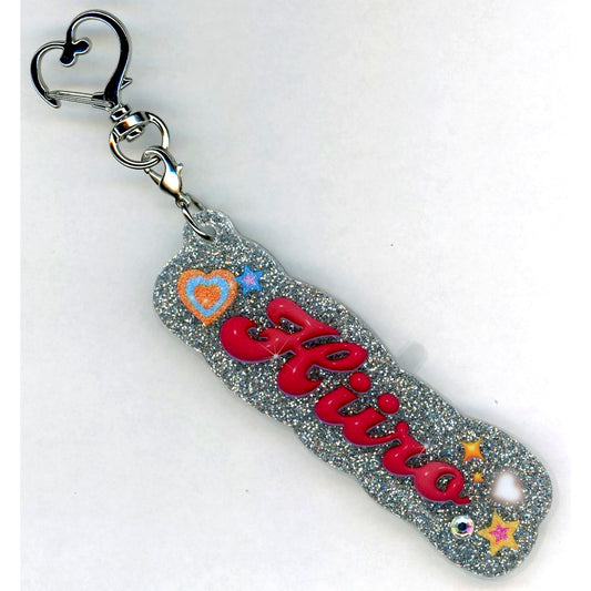 Hiiro Amagi Ensemble Stars!! Gira Deco Idol Series Name Keychain [USED]