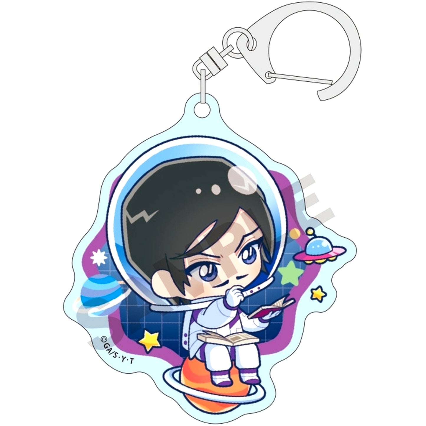 Takaaki Morofushi Detective Conan Trading Acrylic Keychain Petit Cosmo [USED]