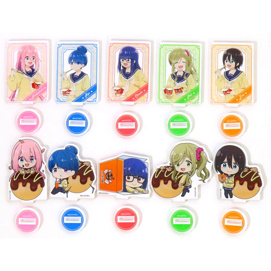 Set of 10 Trading Acrylic Stand Yuru Camp SEASON 3 x Bakudanyaki Honpo [USED]