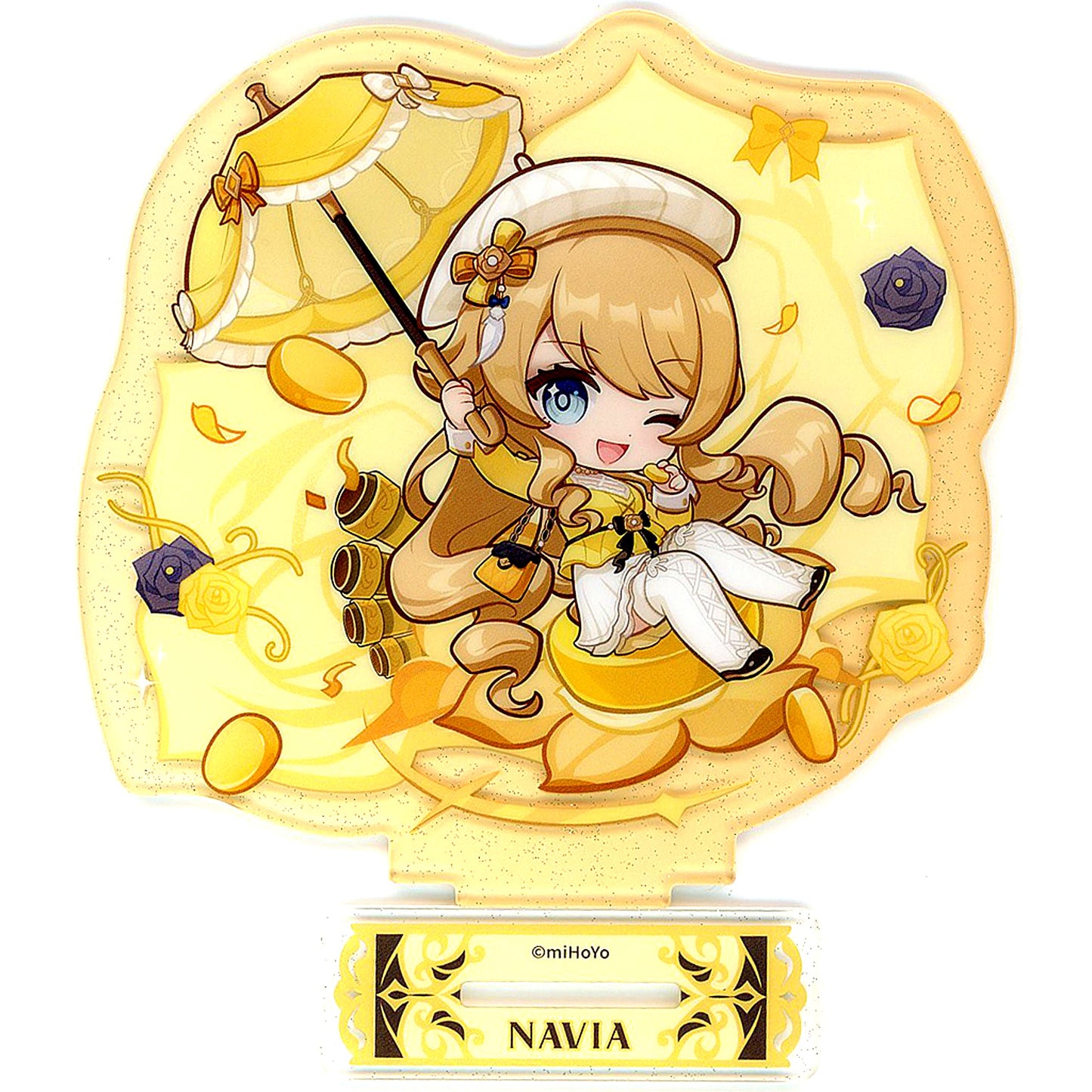 Navia Genshin Impact x Bacchus CHEER UP Set Acrylic Stand Single Item [USED]