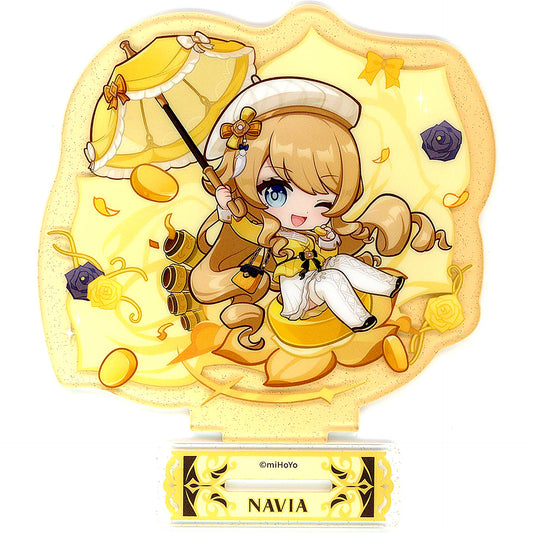 Navia Genshin Impact x Bacchus CHEER UP Set Acrylic Stand Single Item [USED]