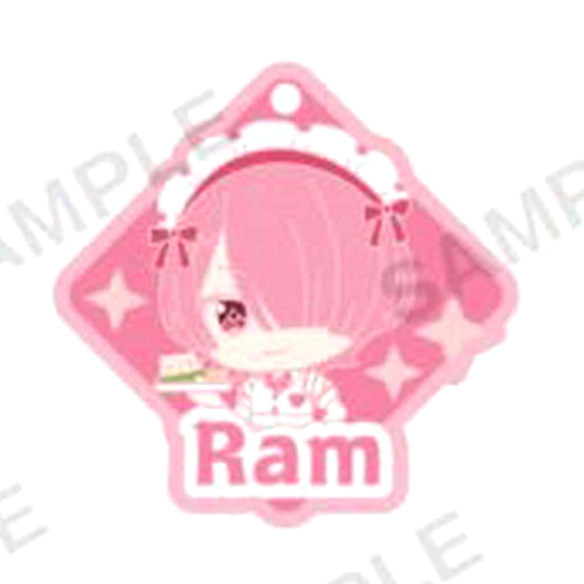 Re:ZERO -Starting Life in Another World- Ram B Capsule Rubber Strap Art Birthday Life 2025 Ver. Keychains [USED]