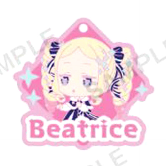 Re:ZERO -Starting Life in Another World- Beatrice Capsule Rubber Strap Art Birthday Life 2025 Ver. Keychains [USED]