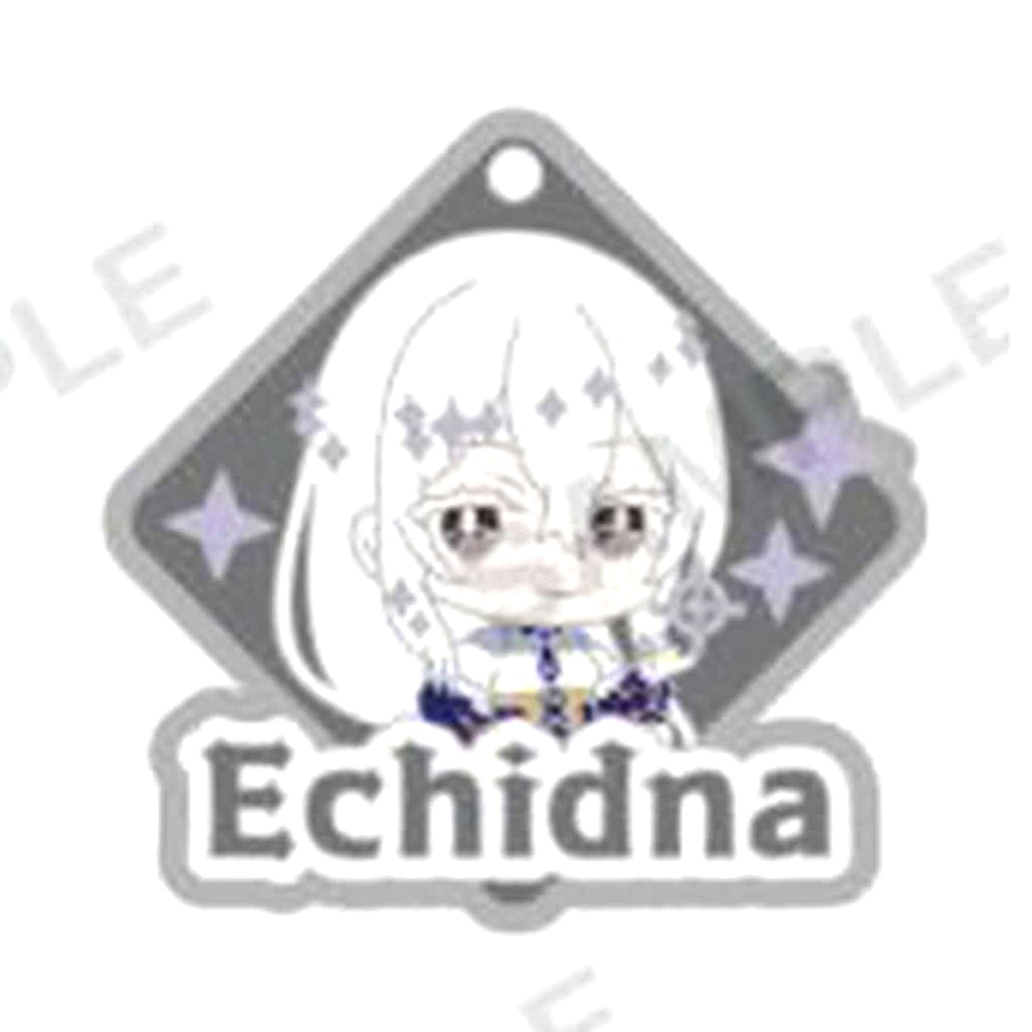 Re:ZERO -Starting Life in Another World- Echidna Capsule Rubber Strap Art Birthday Life 2025 Ver. Keychains [USED]