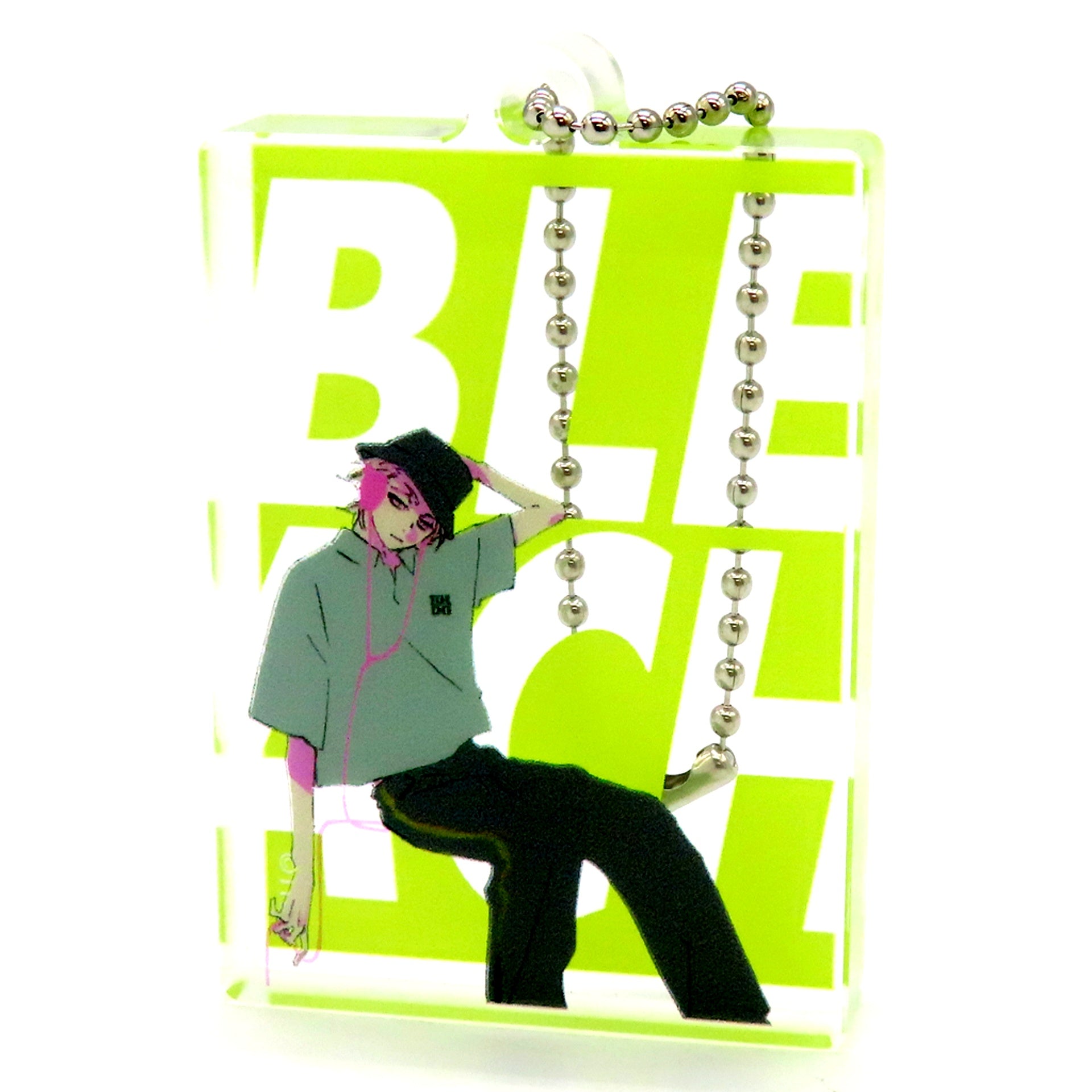 Toshiro Hitsugaya BLEACH THE LOCUS OF BRAVE II Acrylic Block Keychain BLACK HOLE DISCO CLUB [USED]