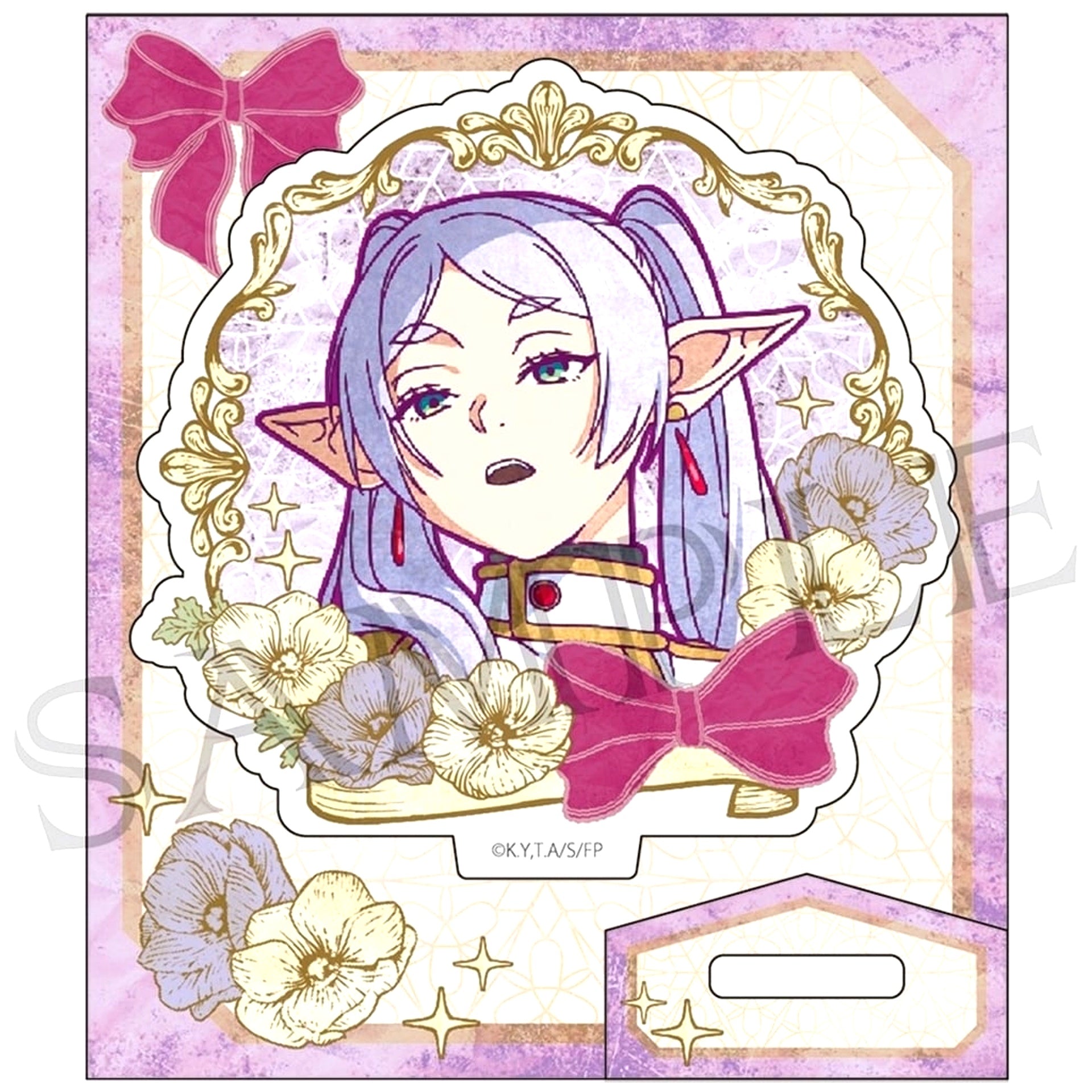 Frieren A Purple Frieren Beyond Journeys End Vintage Series Mini Acrylic Stand [USED]
