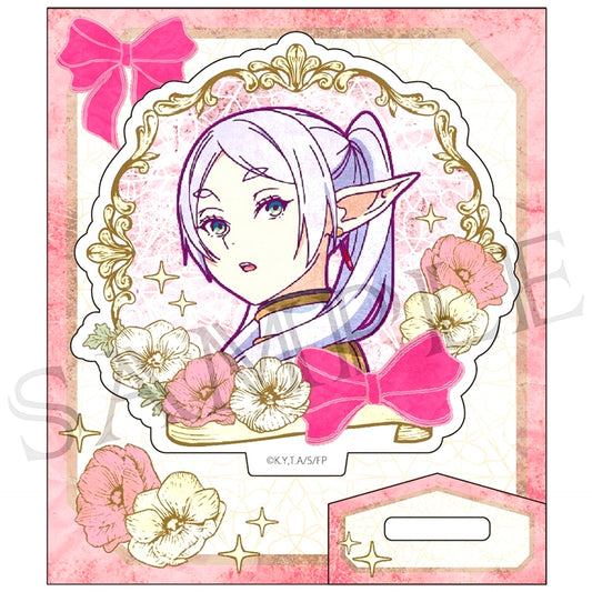 Frieren B Pink Frieren Beyond Journey's End Vintage Series Mini Acrylic Stand [USED]