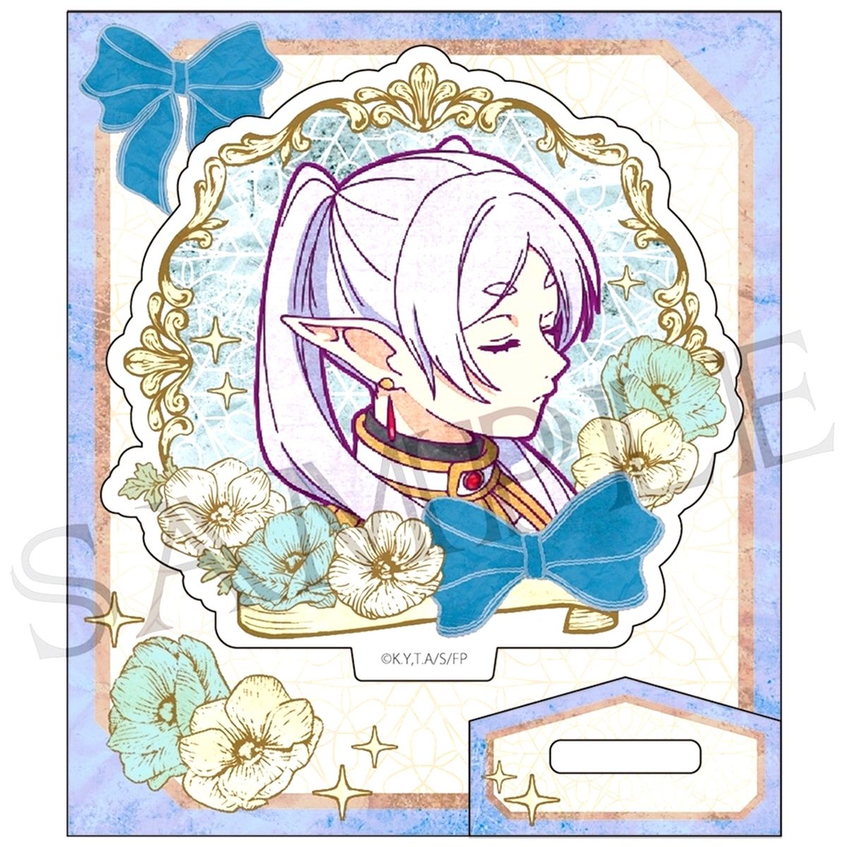 Frieren D Blue Frieren: Beyond Journey's End Vintage Series Mini Acrylic Stand [USED]
