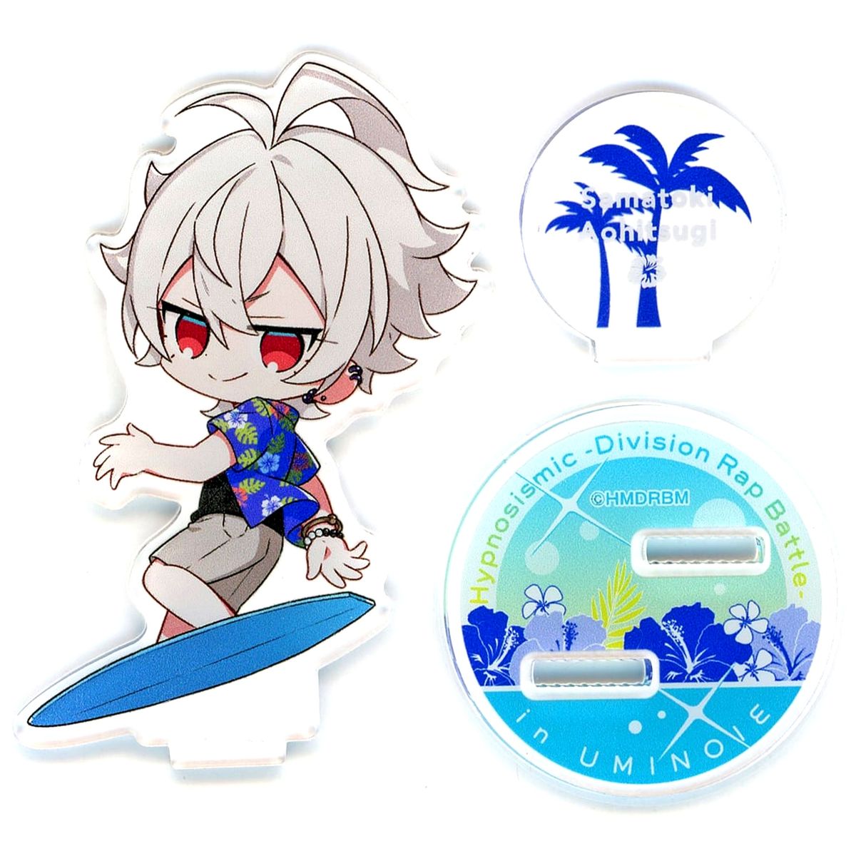 Samatoki Aohitsugi Hypnosis Mic: Division Rap Battle Trading Acrylic Stand inUMINOIE Beach House x SWEETS PARADISE [USED]