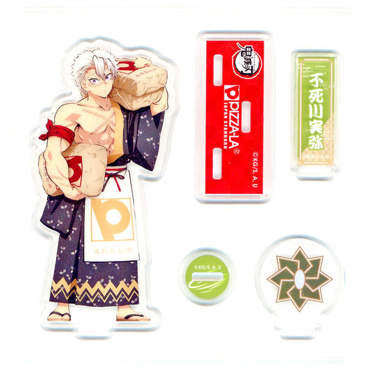 Sanemi Shinazugawa Demon Slayer: Kimetsu no Yaiba x PIZZA-LA Acrylic Figure Pizza Pack Order Bonus [USED]