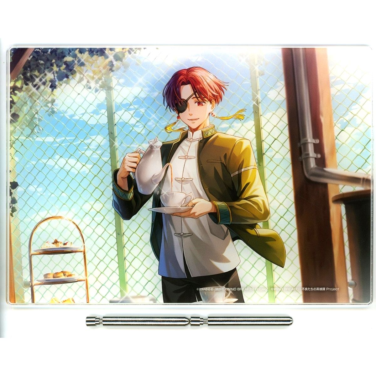 Hayato Suo Wind Breaker Furyo-tachi no Eiyutan Acrylic Plate C105 Goods [USED]