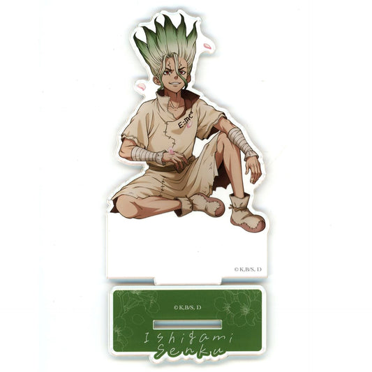Senku Ishigami Dr. STONE Limited Shop in Marui 2025 Spring Cherry Blossom Viewing Theme Acrylic Stand [USED]