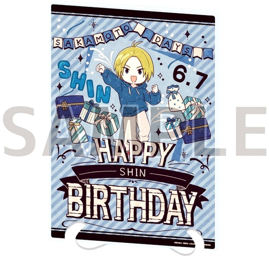 Shin Asakura 08 Sakamoto Days Birthday Version GraffArt Illustration A5 Size Acrylic Art Board [USED]