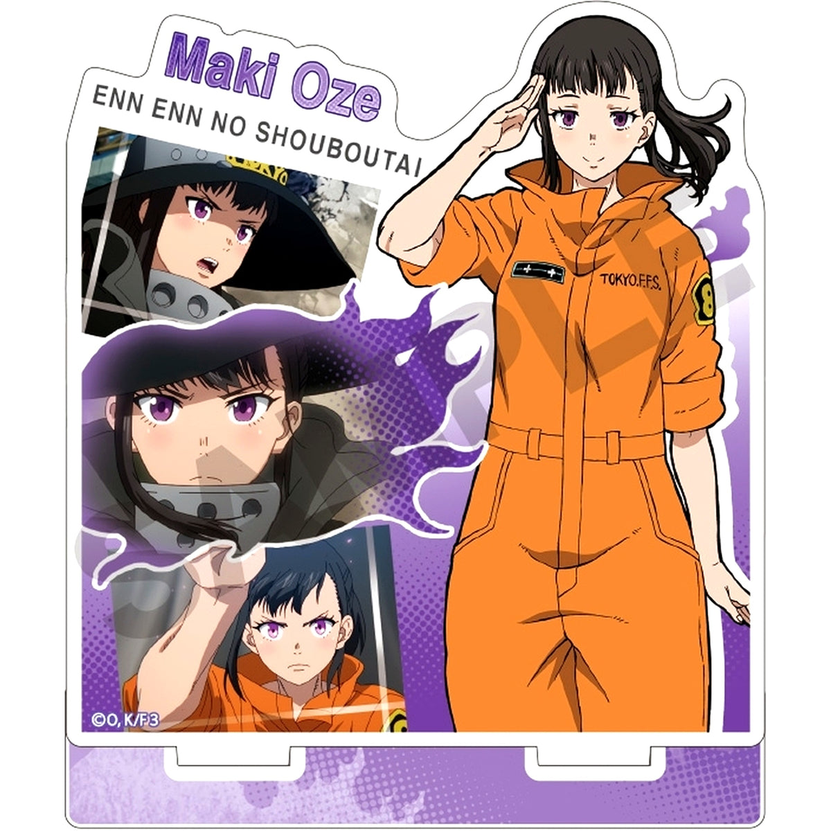 Maki Oze Scene Shot Acrylic Stand Fire Force [USED]