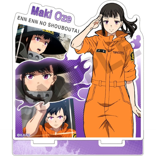Maki Oze Scene Shot Acrylic Stand Fire Force [USED]