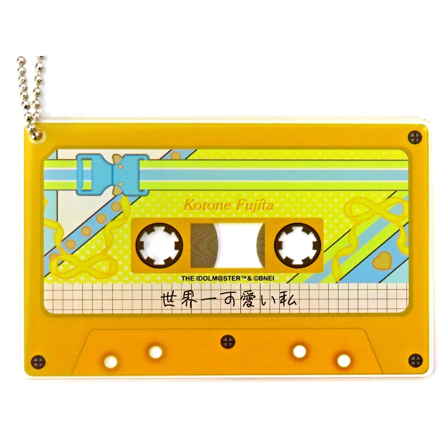 Kotone Fujita Gakuen Idolmaster Hatsuboshi Gakuen Retro Collection Official Cassette Tape Style Acrylic Keychain [USED]