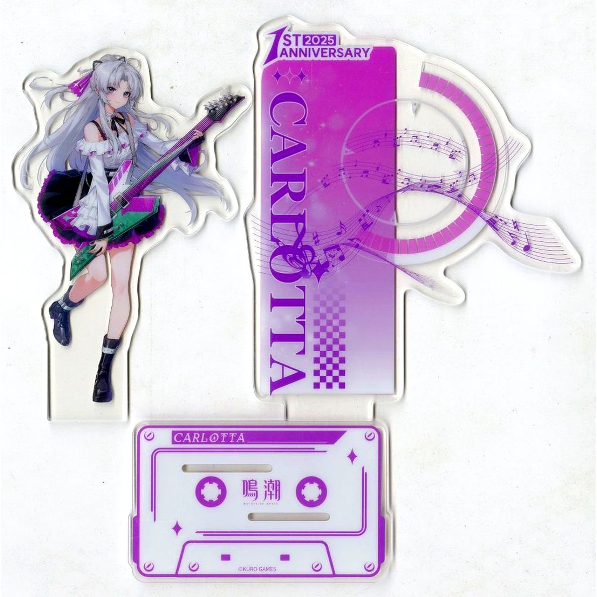 Carlotta Life Size Acrylic Stand Wuthering Waves 1st Anniversary Fes. [USED]
