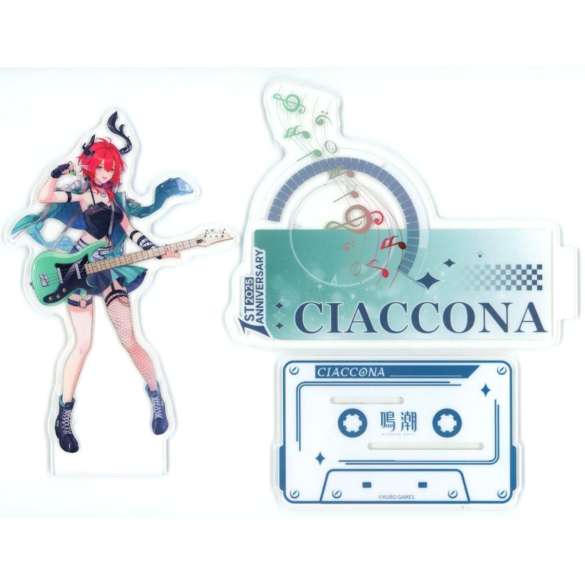 Ciaccona Life Size Acrylic Stand Wuthering Waves 1st Anniversary Fes. [USED]