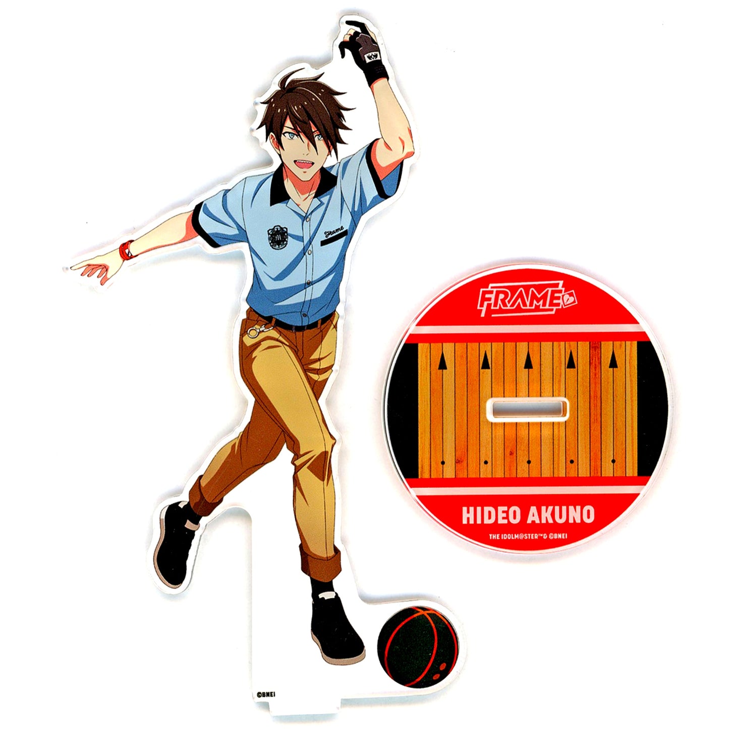 Hideo Akuno Acrylic Stand Idolmaster SideM x Round One POP UP STAGE [USED]