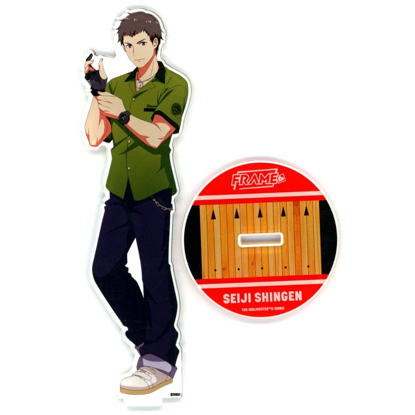 Seiji Shingen THE IDOLM@STER SideM x ROUND1 POP UP STAGE Acrylic Stand [USED]