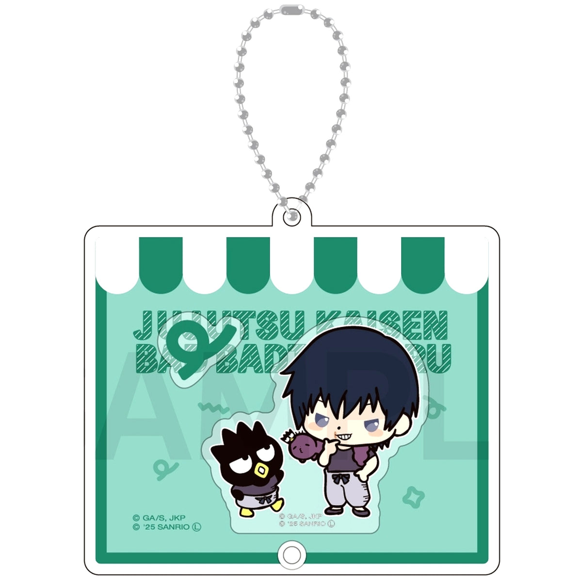 Toji Fushiguro Bad Badtz-Maru Jujutsu Kaisen Hidden Inventory Sanrio Characters ShakaShaka Acrylic Keychain 07 [USED]