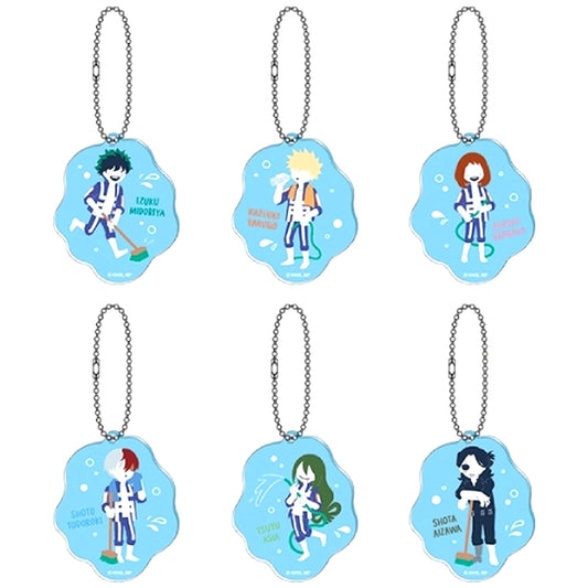 Set of 6 My Hero Academia Acrylic Keychain Collection Yura Palette [USED]