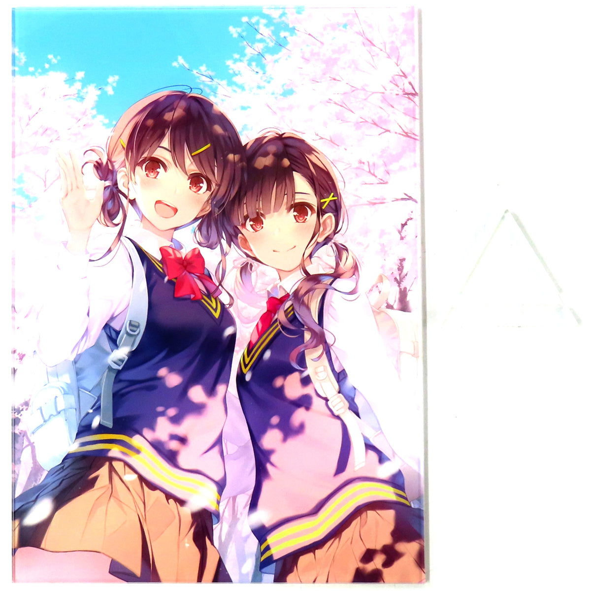 Shie Shirayuki & Miai Shirayuki Futago Tantei Shie & Miai A4 Chara Fine Acrylic Melonbooks Limited Premium Goods [USED]